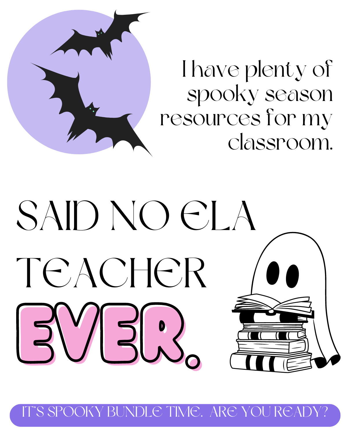 Welcome to the Spooky ELA Resource Bundle:  Volume 2!